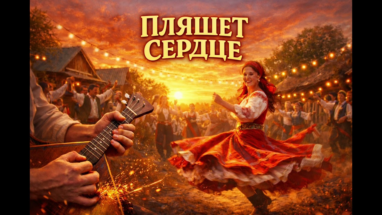 «Пляшет сердце» — это танцевальный русский фолк о том самом чувстве, когда собираются свои