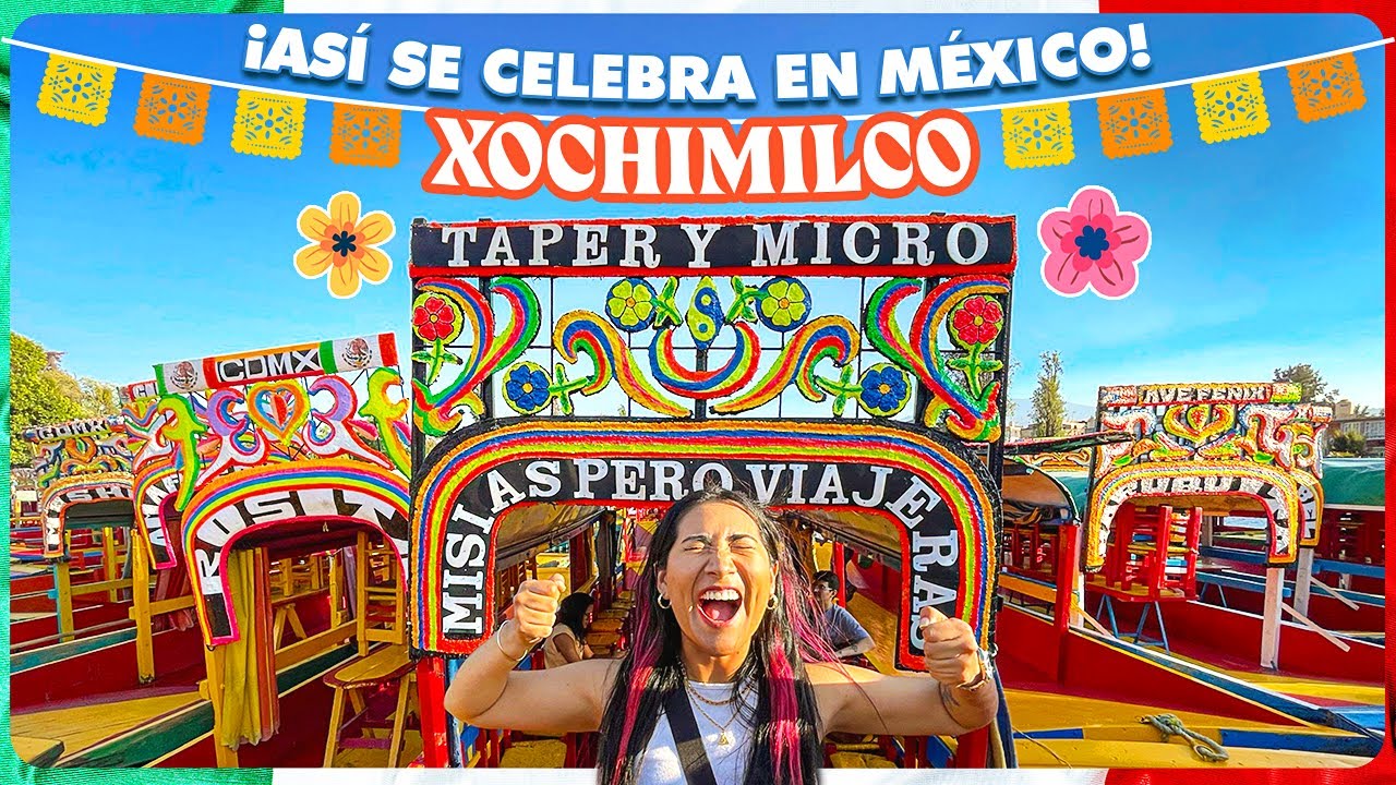 ¡¿LA VENECIA MEXICANA?! Fiesta flotante en XOCHIMILCO - CDMX | Música, tragos y má