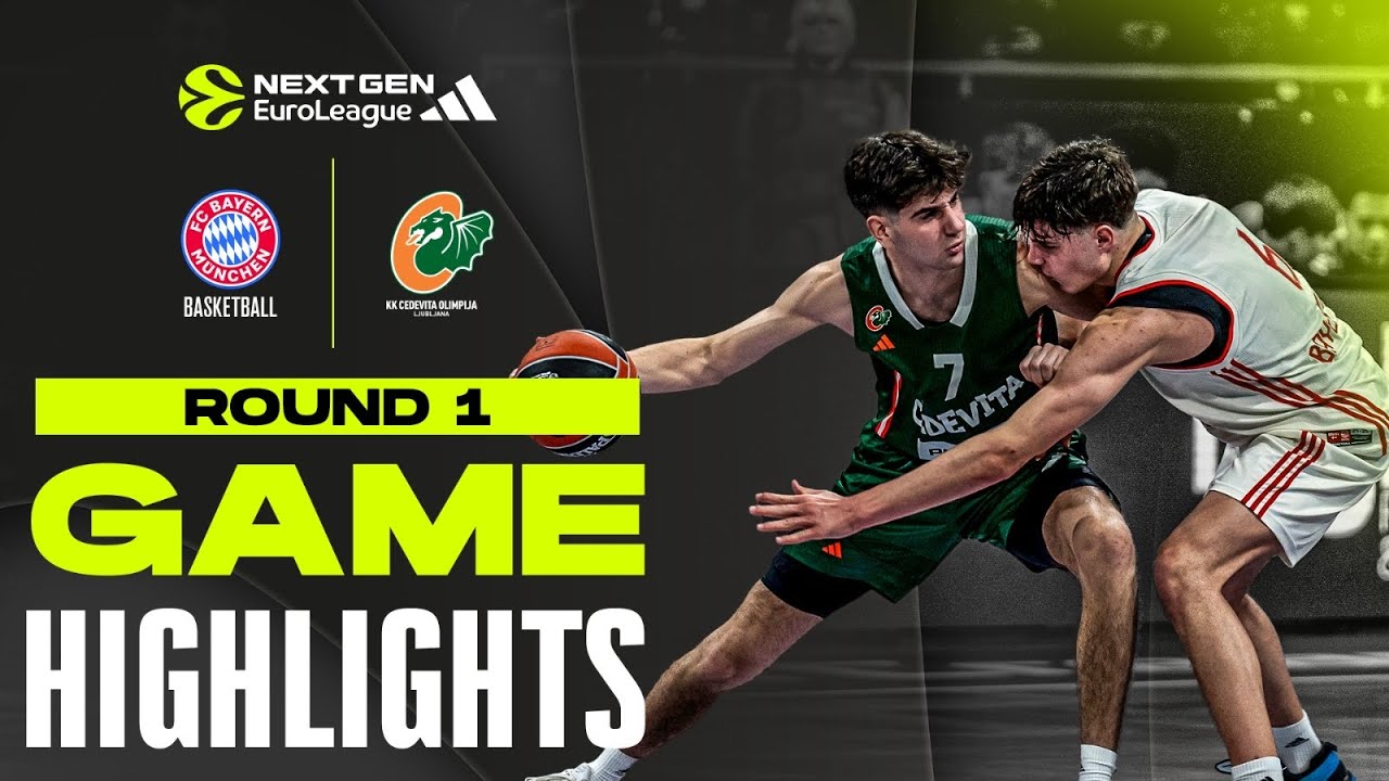 U18 Bayern Munich - U18 Cedevita Olimpija Ljubljana I Round 1 NextGen Munich Qualifier Highlights