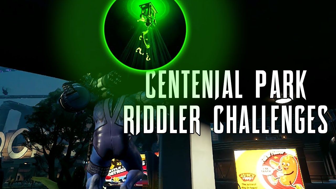 All Riddler Challenges | Centennial Park | Suicide Squad: Kill the Justice League