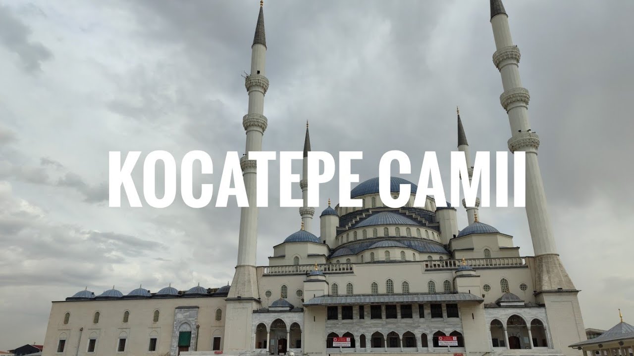 Kocatepe Camii | Ankara | Görüntülü Yürüyüş | Video Walk