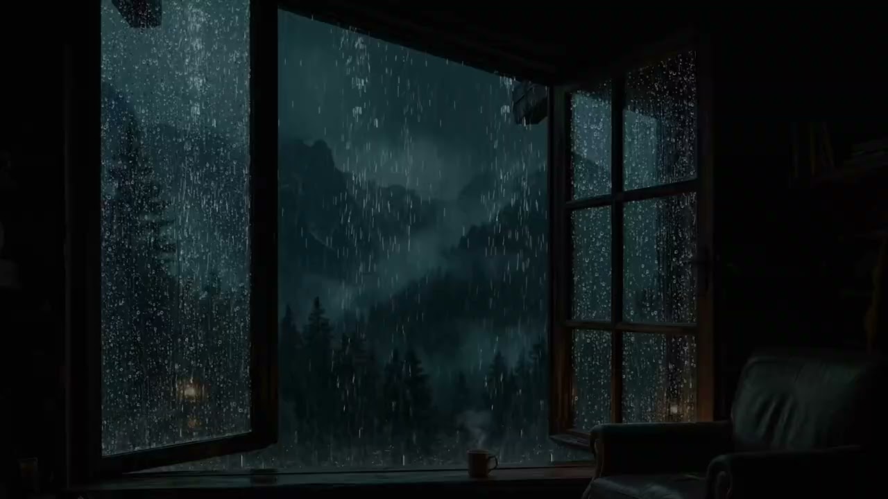 Relaxing Sleep Music for Deep Sleeping - Stress Relief - Rain Sounds & Soft Piano, Calming, Peaceful