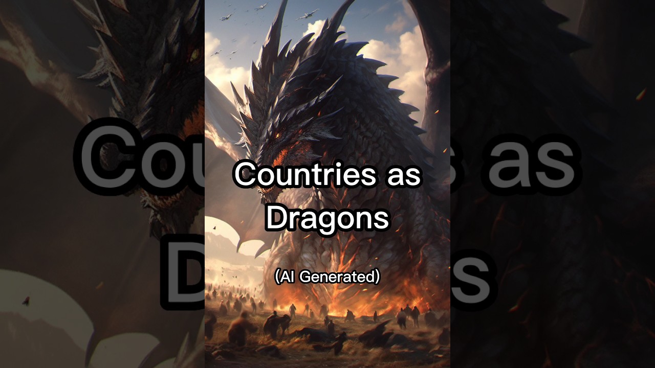 Ai Draws Countries as Dragons! 