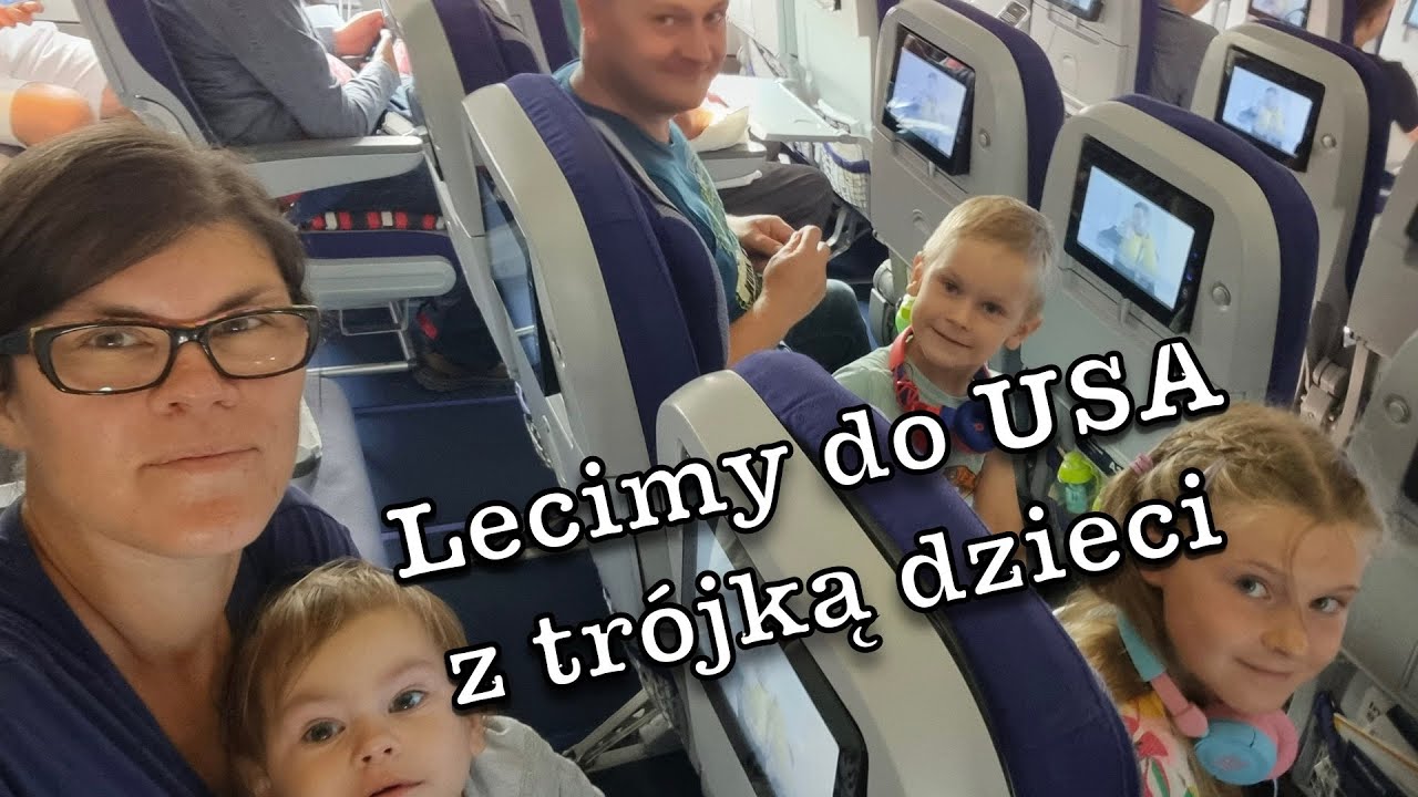 Lot do USA z 3 Dziećmi: 10h w Samolocie! Co zrobiła STEWARDESA?✈️ Gdańsk - Chicago USA #1
