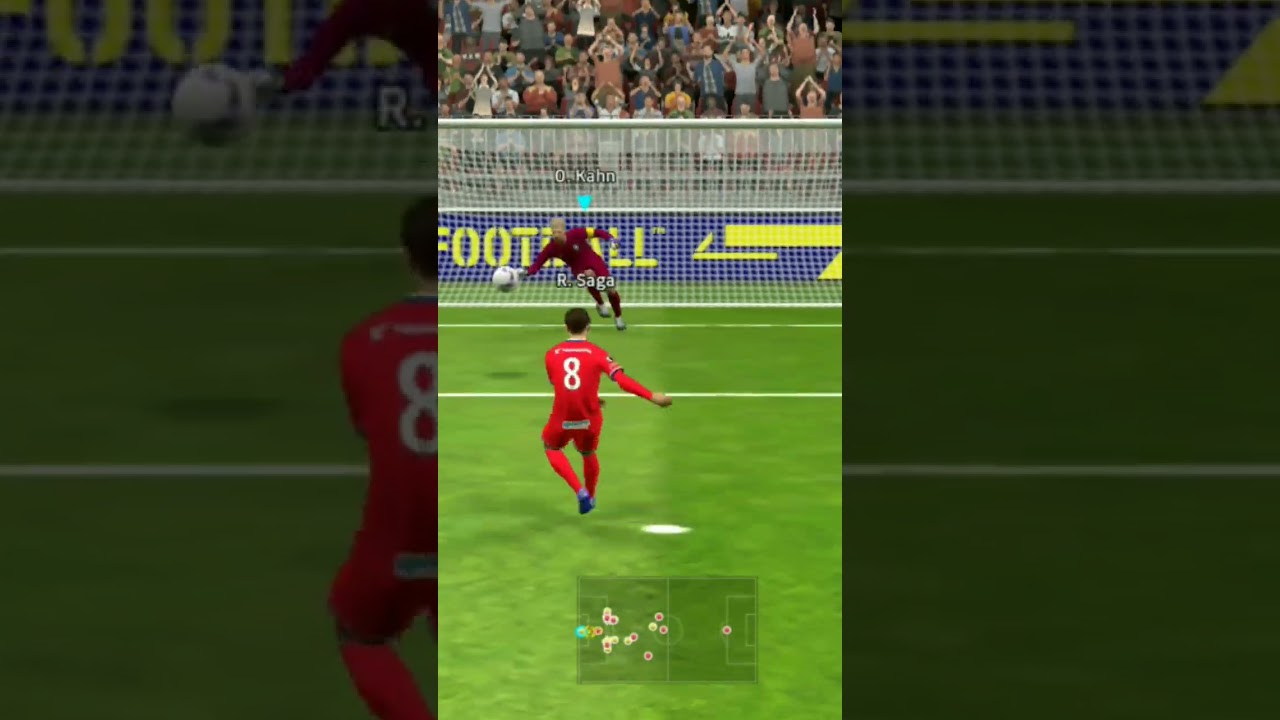 GOALKEEPER SAVES PENALTY SKILLS IQ 🥶🥶🥶200#shortsfeed #pes2023 #pesfans