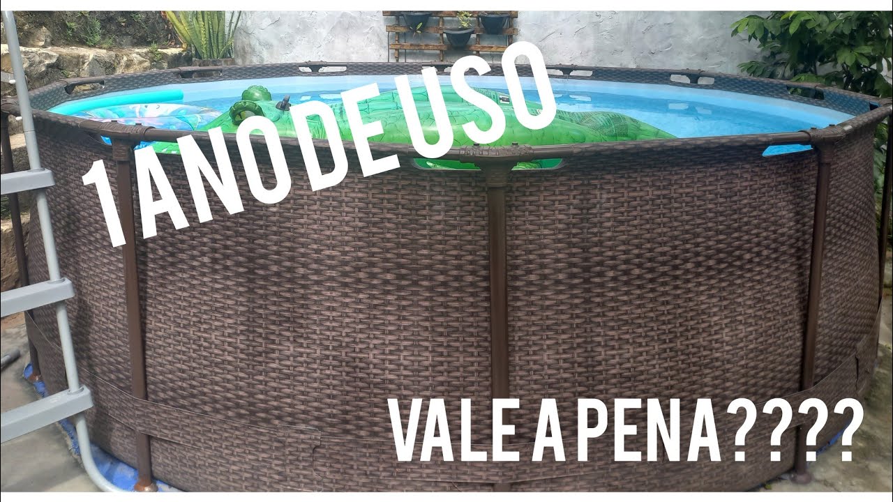 Piscina Bestway  Deluxe  9.150 l. Steel Pro Max .Um ano de uso.