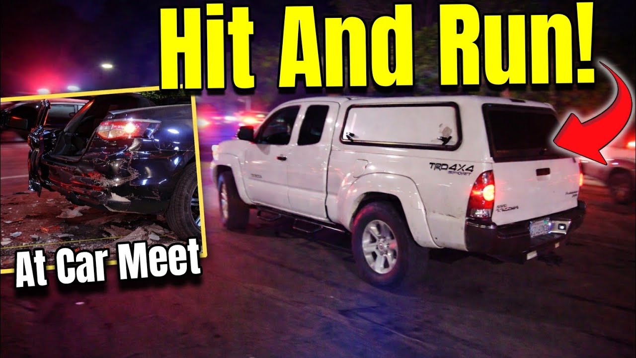 Drunk Driver Hit A Car... Then Took Off!!!