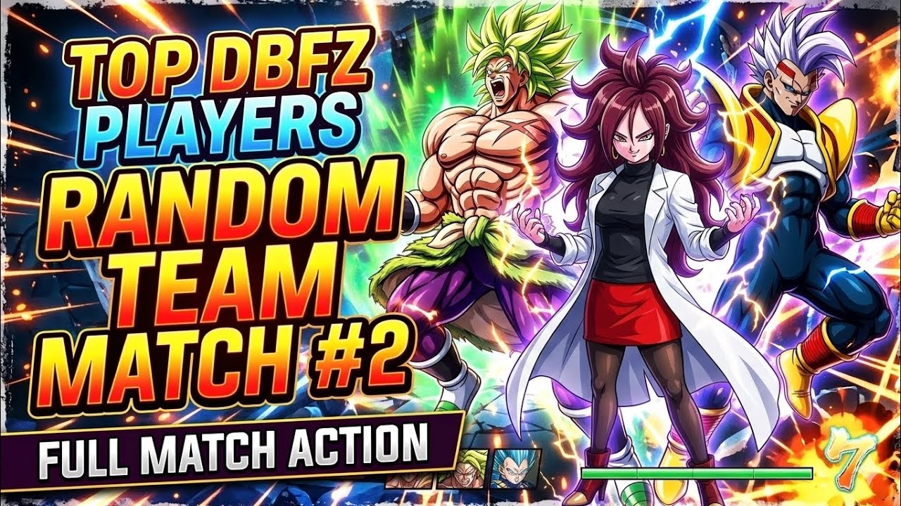 Top DBFZ Players Random Team Match #2 – Full Match Action