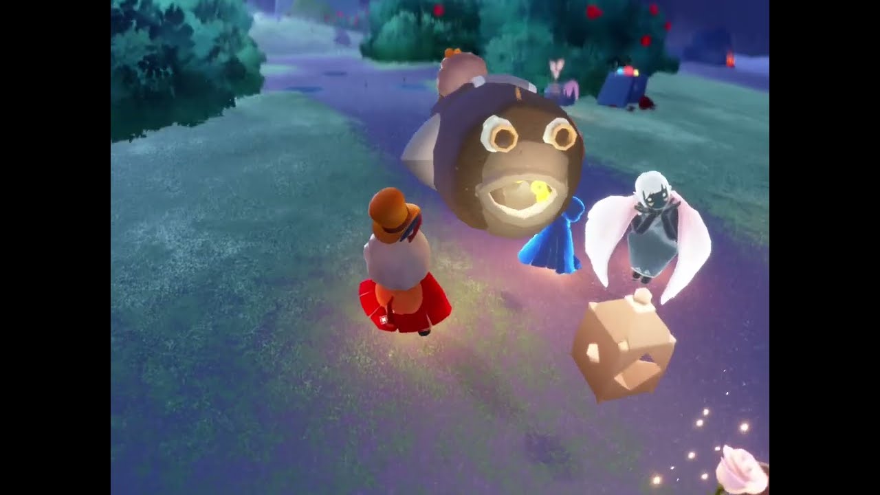 お魚に食べられるアフロたち