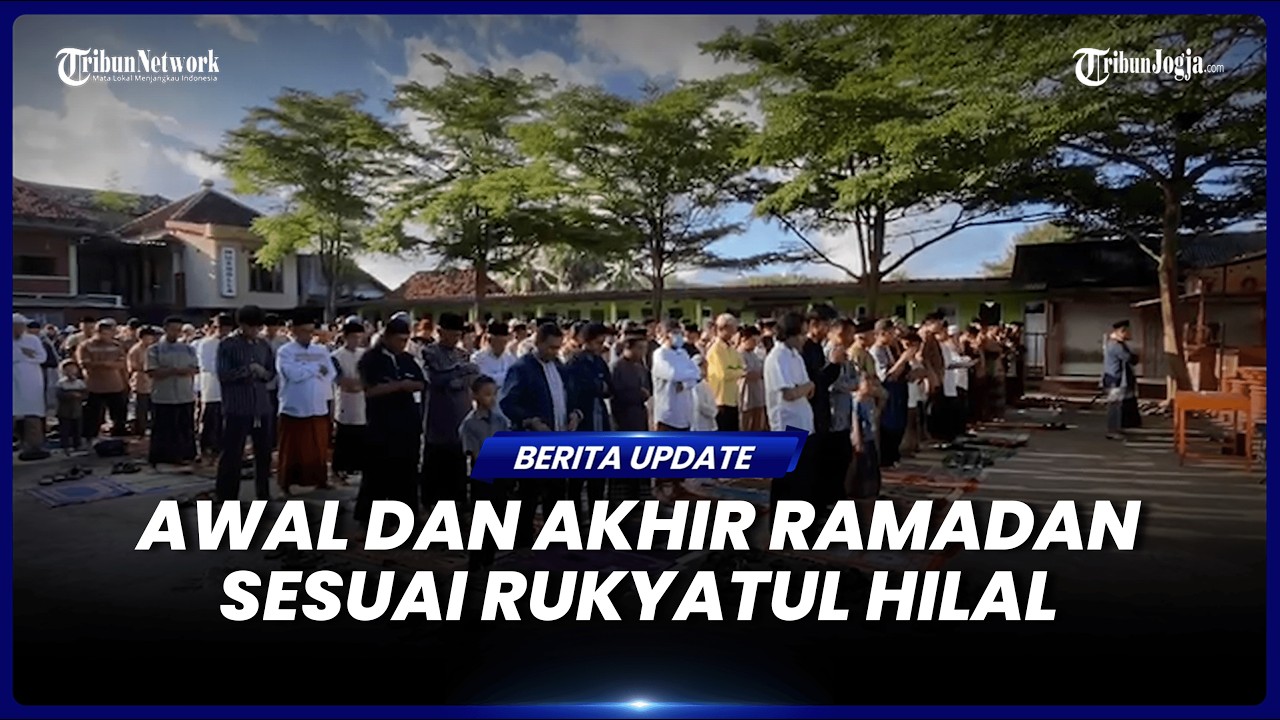 RATUSAN JEMAAH MAJELIS SHOLAWAT ASYGHIL KUBRO DI BANTUL GELAR SALAT IDUL FITRI