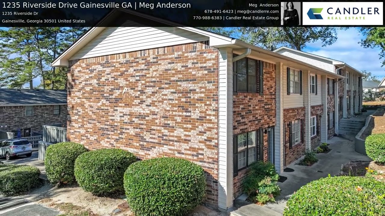 1235 Riverside Drive Unit #F1 Gainesville GA | Meg Anderson | Brandi Barber