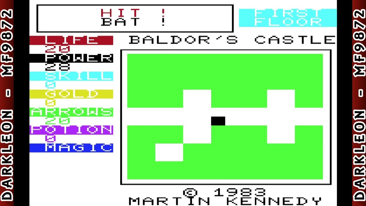 Baldor's Castle - [ 1983 - Vic-20 - Gameplay ]