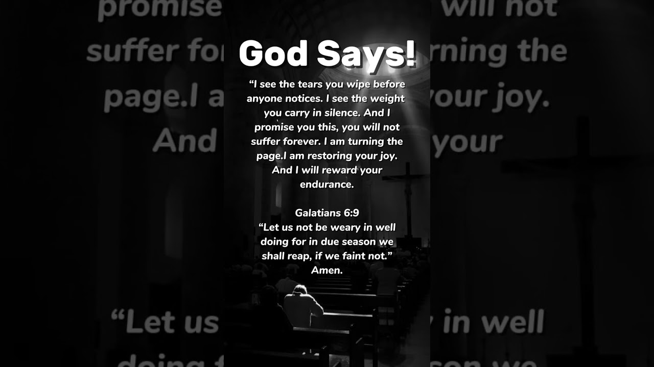 God says #God #Amen #Holyspirit #Motivation #Viralnow #Prayer