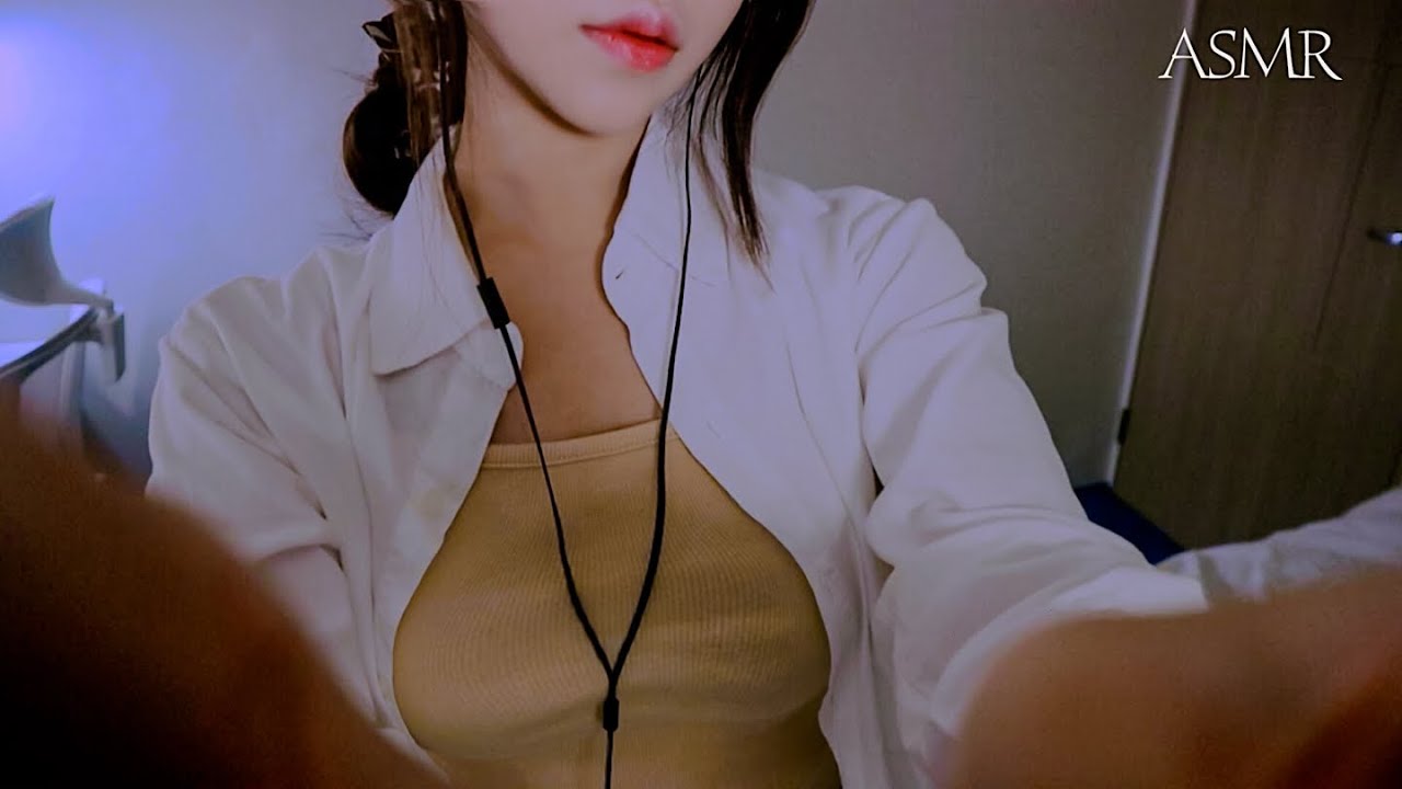 ASMR 또 플라스틱 된 당신을 토도독 오도독 자극적 + 생생하게 긁고 두드림🌚│손가락+핀셋+나무 귀이개로 강한 얼굴 긁기│Scratching You