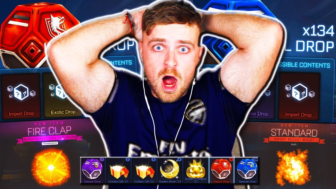 The BIGGEST Crate Opening in Rocket League in 2024... OVER 200 DROPS!