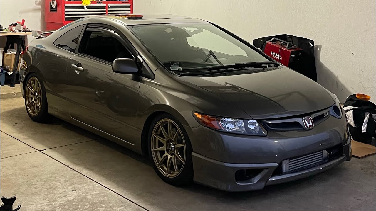 Walk-around/Build Details - Greddy turbocharged 8th gen Honda civic si coupe