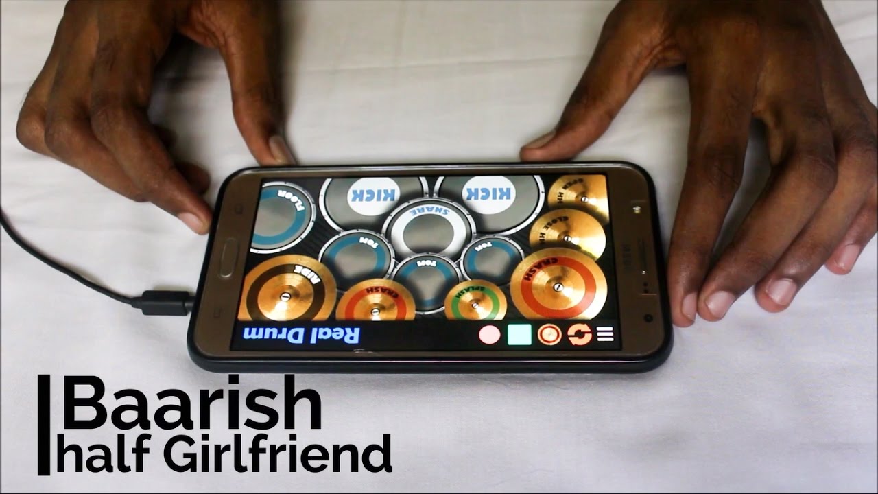 Baarish - Half Girlfriend | Arjun K & Shraddha K | Real Drum App Cover - By Vijay Yadavar.