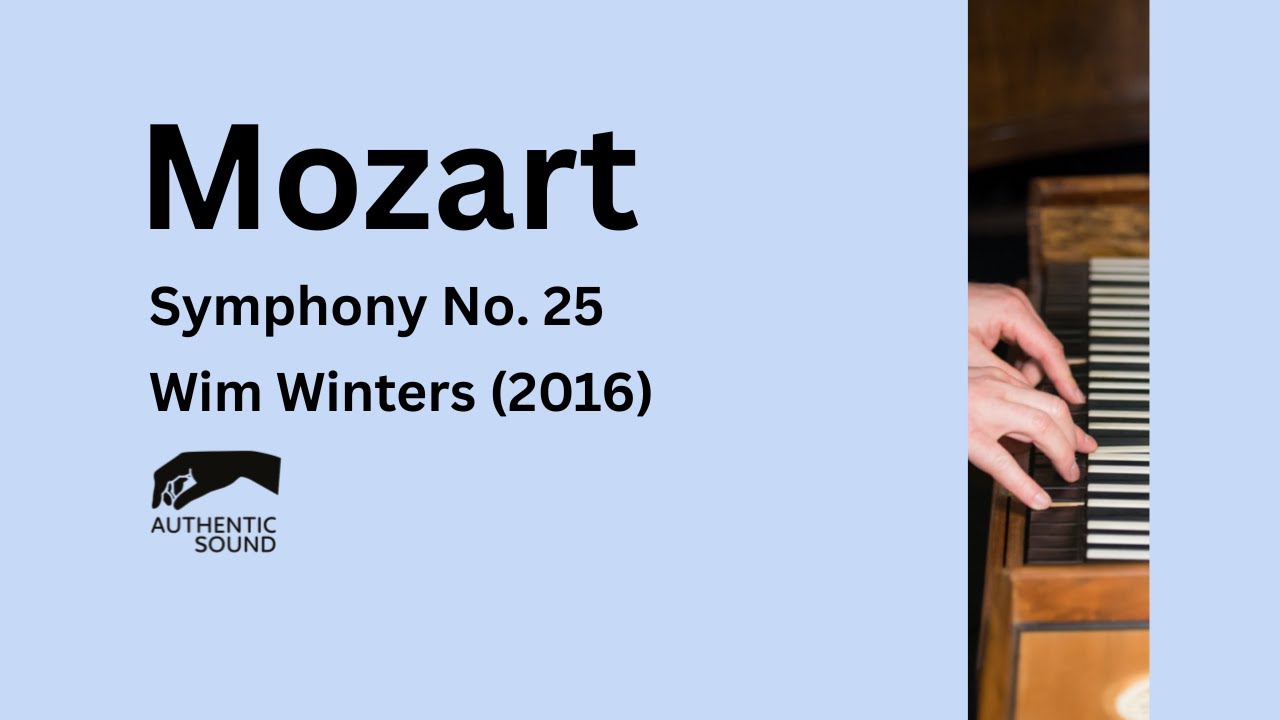 W.A.Mozart - Symphony n&deg;25, KV 183 - Wim Winters - Clavichord (r. 2016)