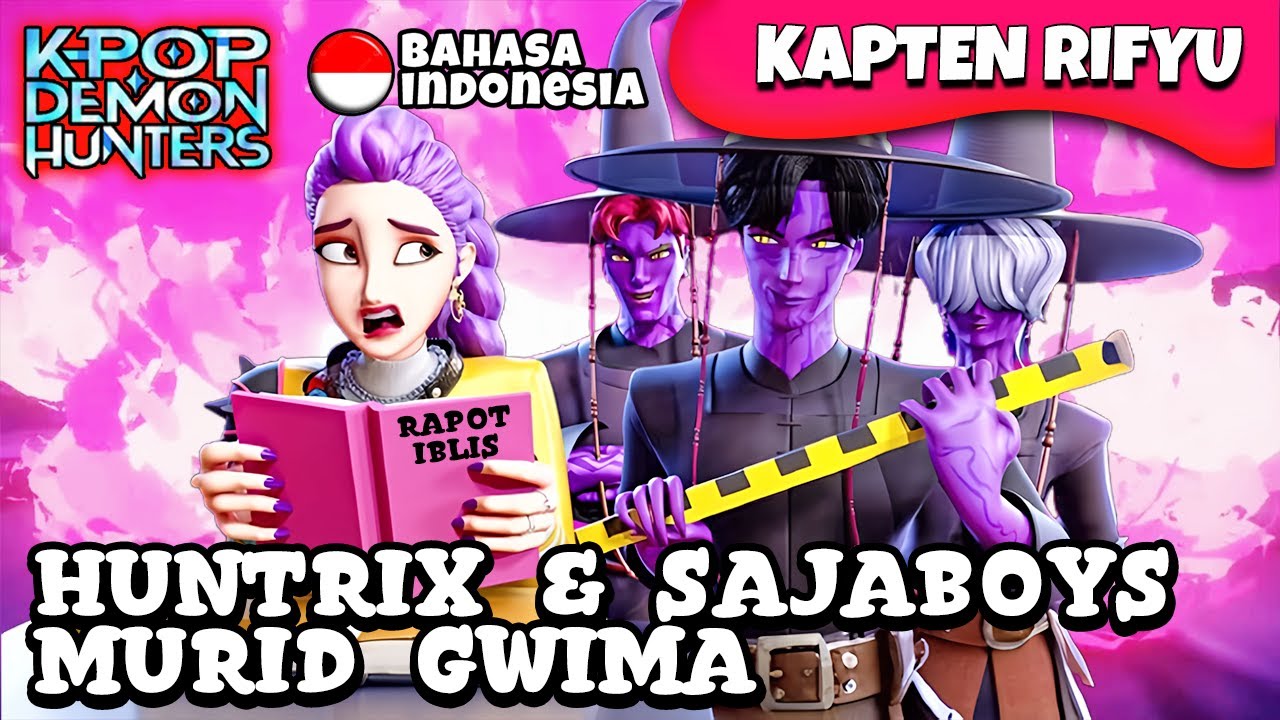 👉 GWIMA JADI GURU HUNTRIX & SAJABOYS 🔥 KPOP DEMON HUNTER BAHASA INDONESIA