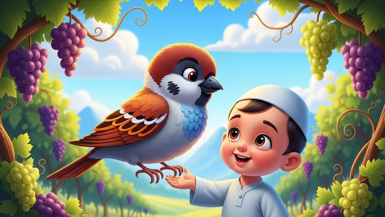 Chirya Boli 🐦Chu Chu Chu | Allah Hoo Allah Hoo | Soothing Islamic Lullaby for Kids | Peaceful Sleep 
