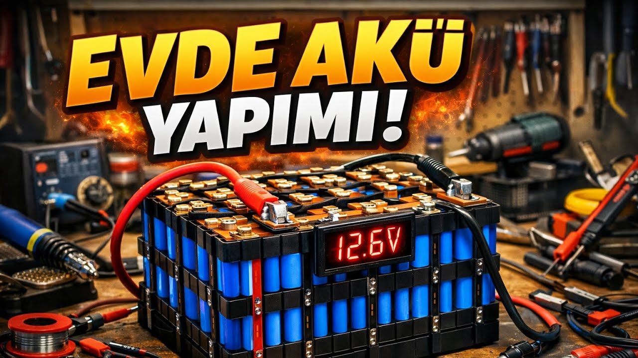 Evde Akü Yapımı ve Testi | Adım Adım 😳 Bu Aküyü Kendim Yaptım! Sonuç ŞOK