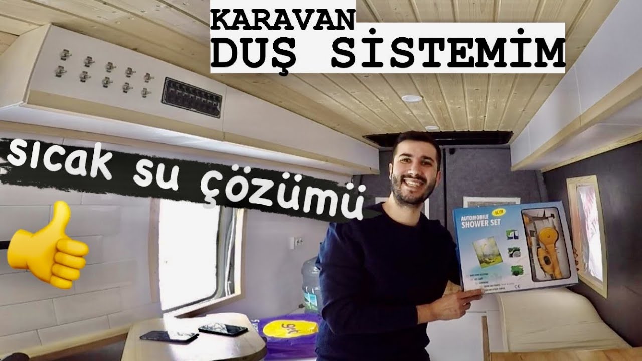 KARAVAN YAPIMI SICAK SU ÇÖZÜMÜ I KAMP DUŞU TAKIMI I CAMP SHOWER