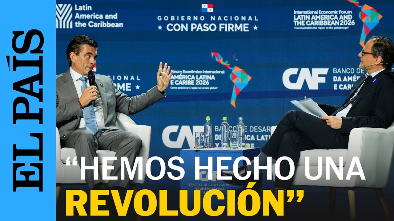 RORIGO PAZ con Jan Martínez Ahrens en el Foro Económico Internacional América Latina y el Caribe