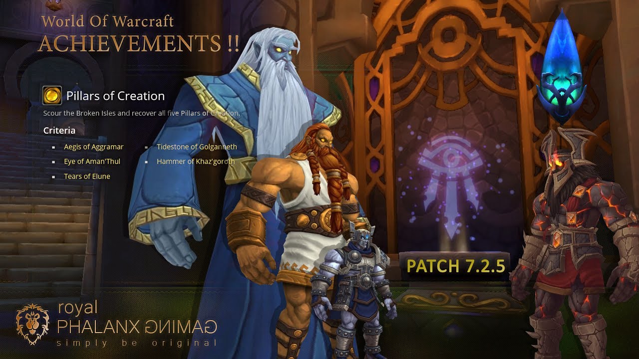 Pillars of Creation Achievement + The Eye of Aman'thul Buff!