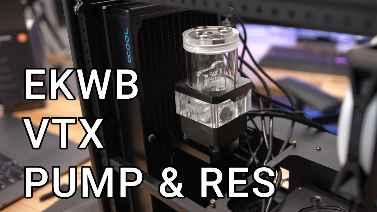 EKWB Quantum Kinetic TBE 120 VTX Pump Reservoir Combo