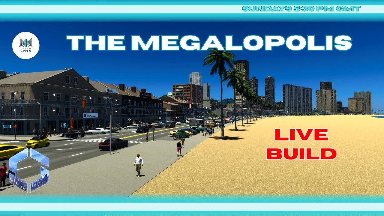 🏙️ BUILDING THE MEGALOPOLIS! | Future Island Live Build (Cities Skylines 2)