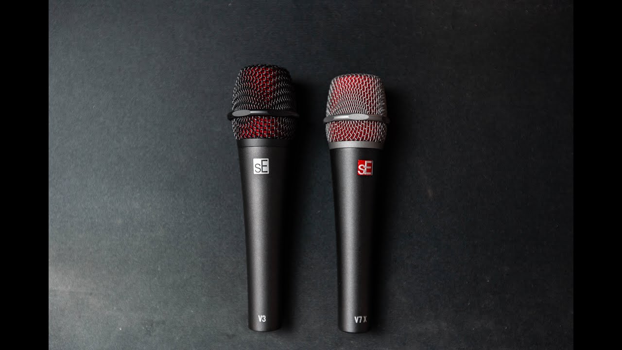 Unboxing sE Electronics V3 and V7X Microphones