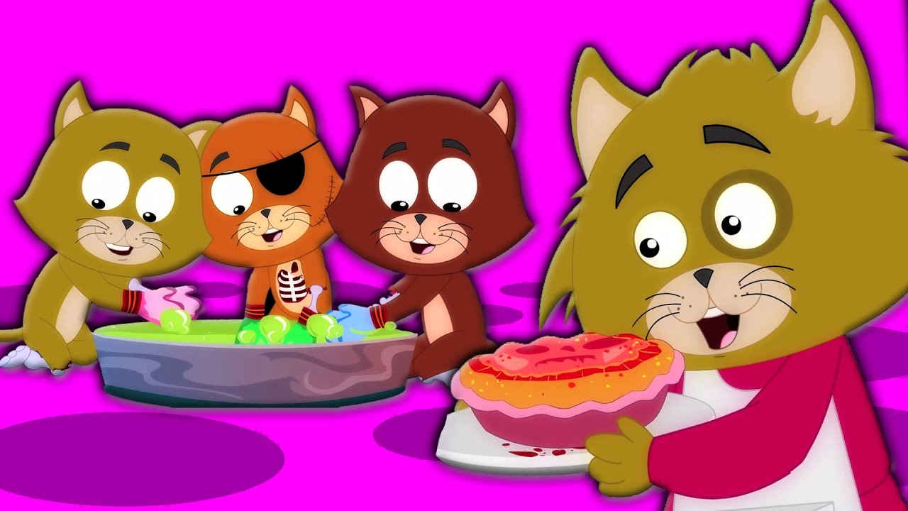 Trois petits chatons | Halloween chanson | Halloween song | Scary Song | Three Little Kittens