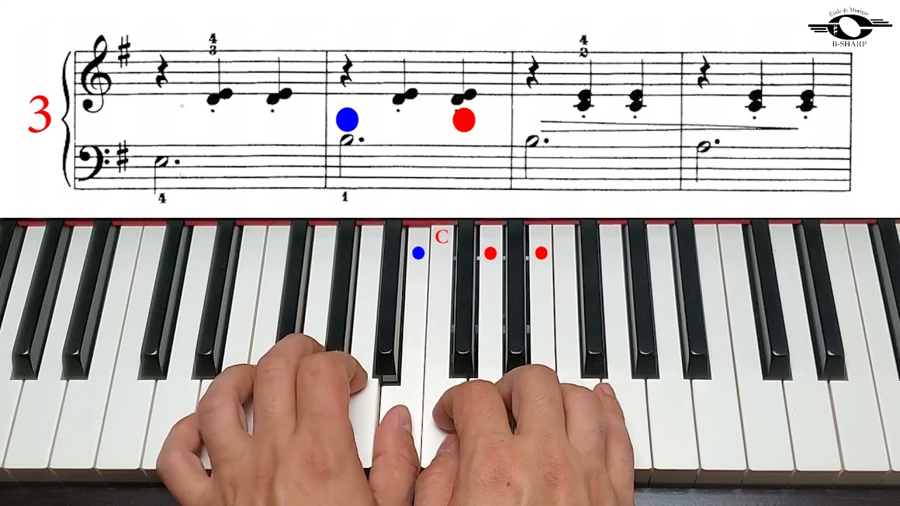 At the Ball, Moderate version, John Thompson`s easiest piano course, Part 4