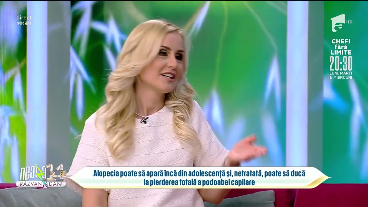 Totul despre alopecie - dr. Amalia Anghel la Neatza cu Răzvan și Dani