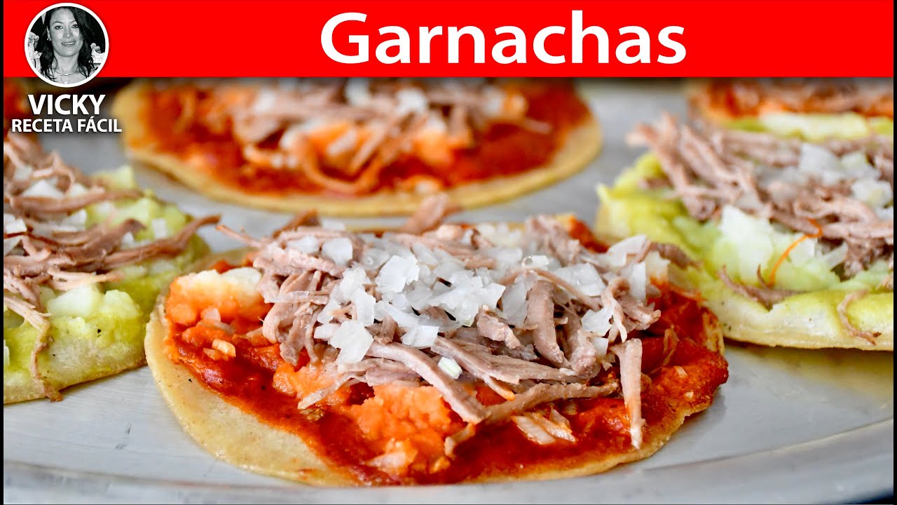 Garnachas | #VickyRecetaFacil