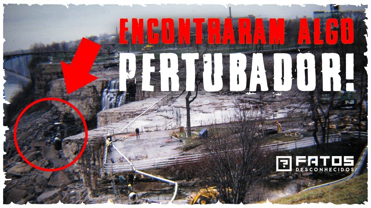 Cientistas encontraram algo perturbador no interior das Cataratas do Niágara - E Se For Verdade?