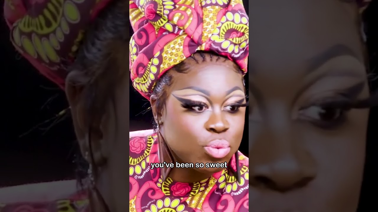 Bob The Drag Queen accidentally calls Peppermint Mon&eacute;t 💀😳 #ThePitStop #MyBloopers #Shorts