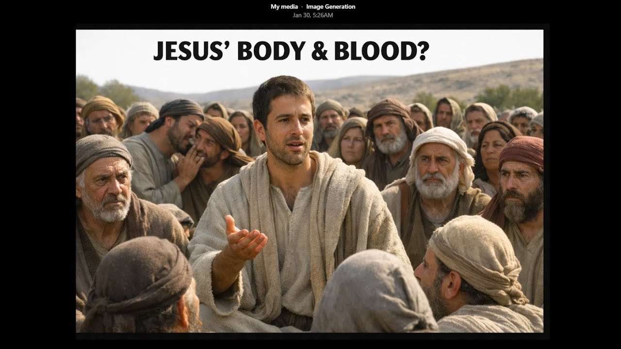 “Jesus’ body & blood?” (John 6:53-58 & Matt. 26:26-28)