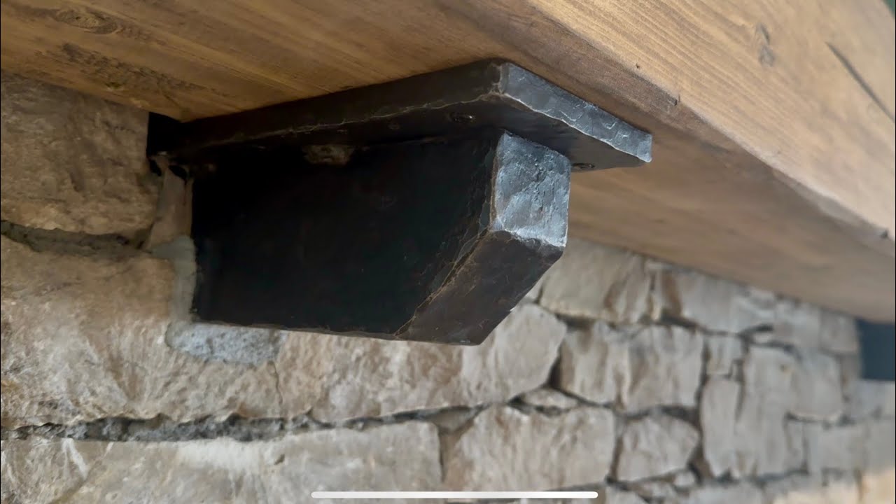 Forging Brackets for Fireplace Mantel