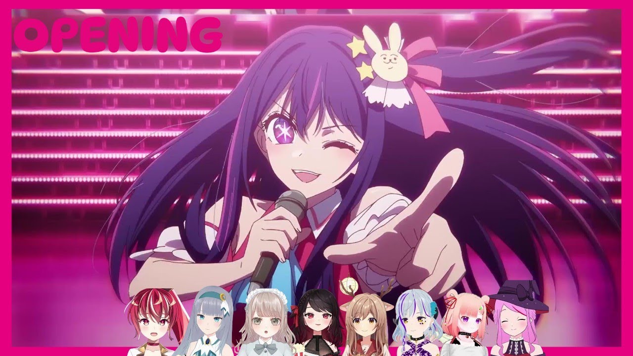 推しの子 オープニング 反応集 / OShi No KO Opening vtuber Reaction Mashup