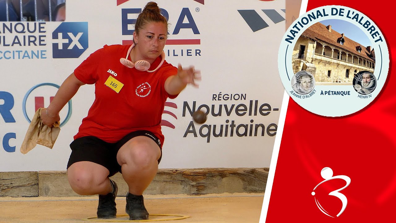 Demi-finale DUDUC vs LARTIGAU : National triplette mixte de l'Albret à Nérac - Pétanque 2025