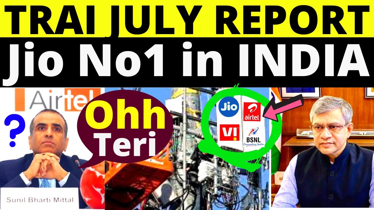 TRAI July 2022 Telecom Report | Jio Added 30 Lakh Users in July 2022 | Jio No1 Network in India 2022