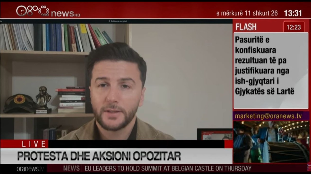 LIVE/ Protesta e radhes në 20 shkurt, çfarë pritet? Në lidhje direkte, analisti Gentian Gaba