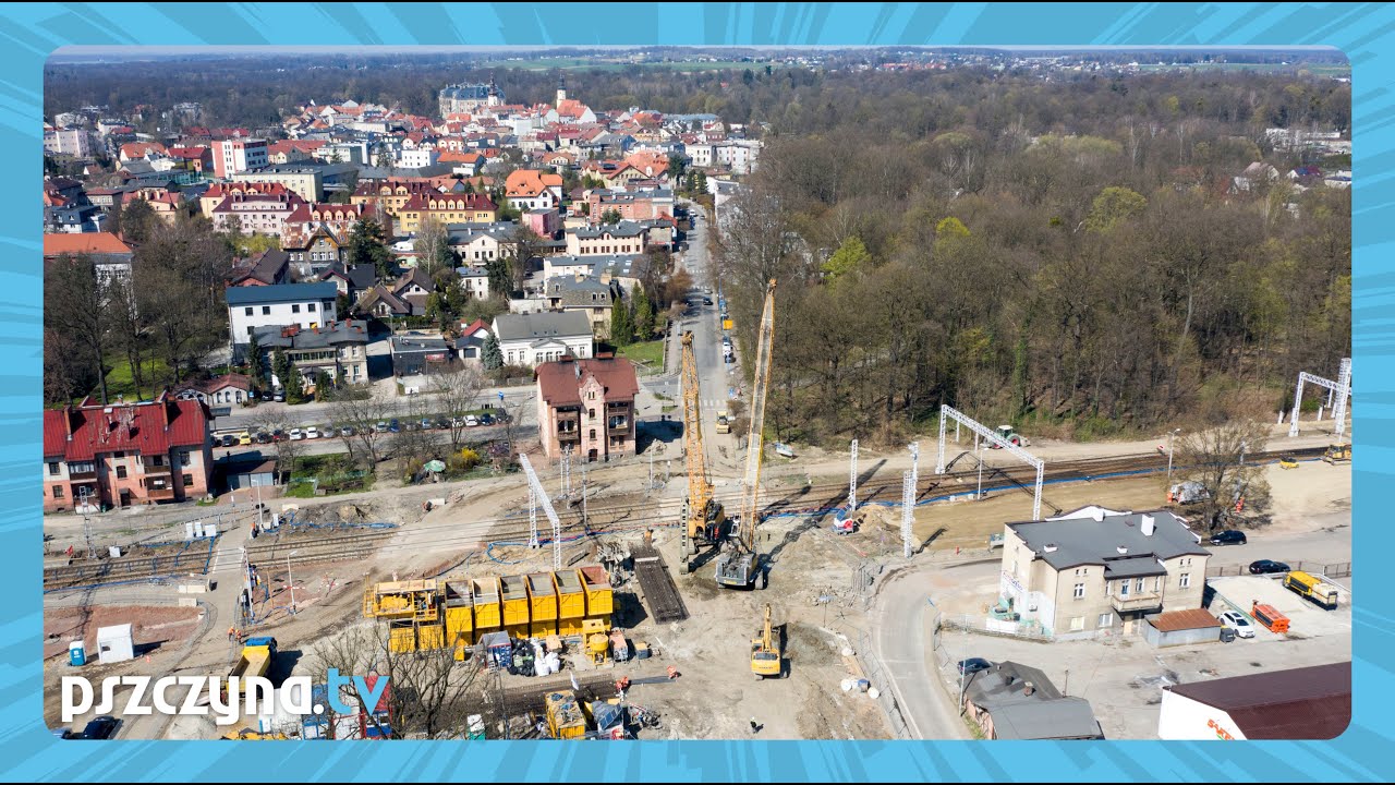 Budowa tunelu pod torami na ul. Dworcowej  w Pszczynie - 09.04.2025