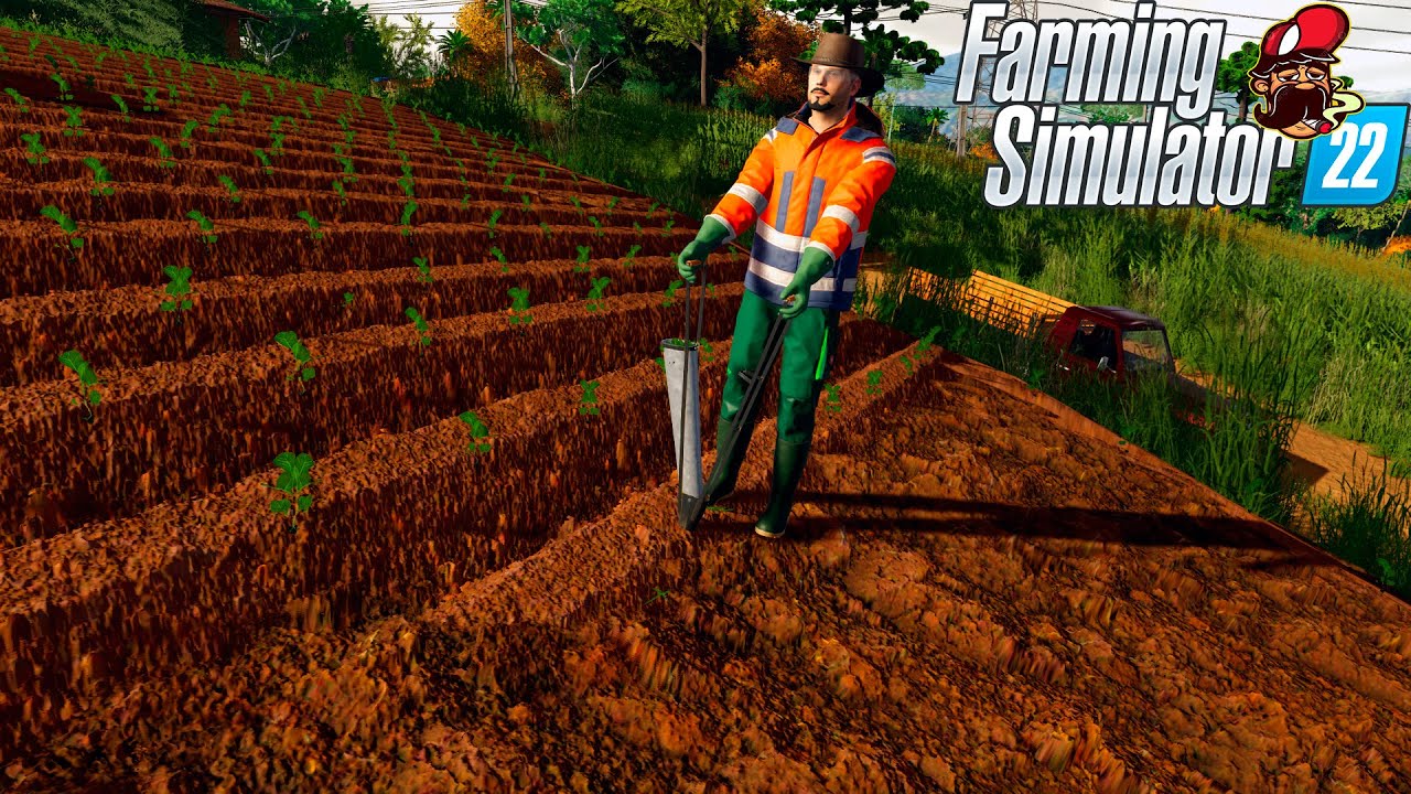 O REI DO FUMO DIA DE PLANTAR O FUMO COM A MATRACA FARMING SIMULATOR 22
