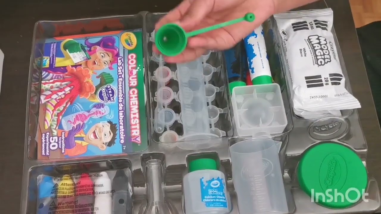 Crayola colour chemistry lab set |  Unboxing and review |