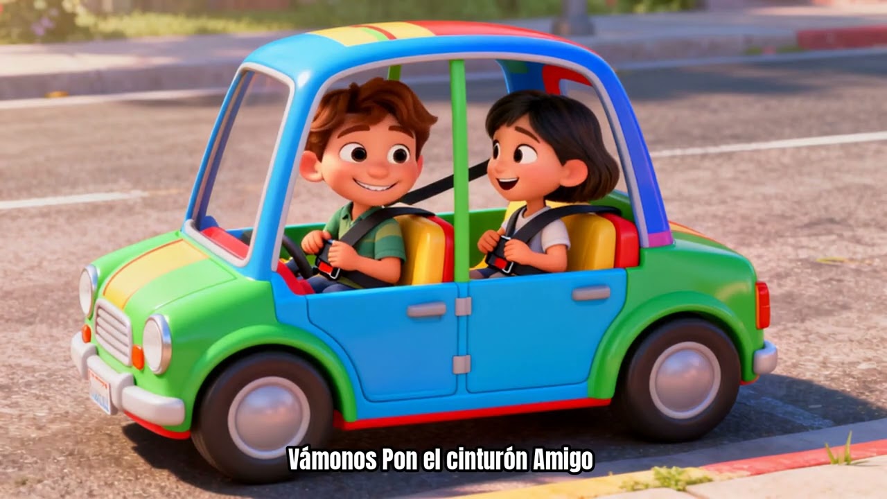 Canción de coches 🚗 | Aprendiendo sobre vehículos | Canciones infantiles educativas