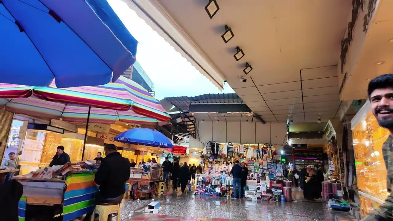 Walking Through Slemani Basar December | Real Life in Kurdistan