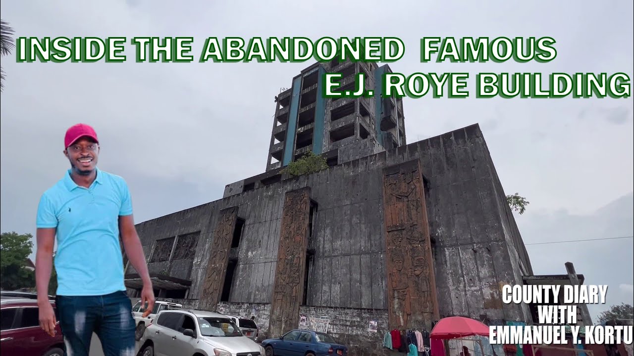 INSIDE THE FAMOUS DESERTED E J ROYE BUILDING IN MONROIVA