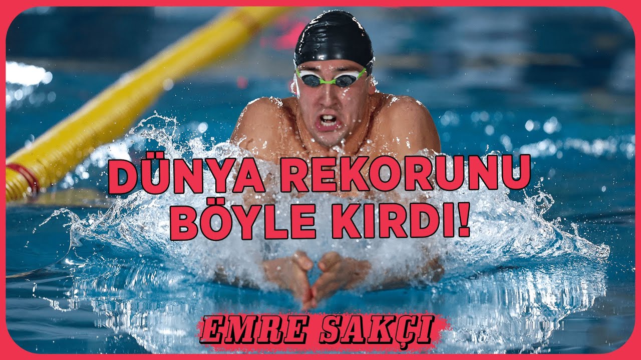 EMRE SAKÇI'DAN DÜNYA REKORU! Emre Sakçı, 12 yıllık Dünya Kısa Kulvar Rekorunu Kırdı!